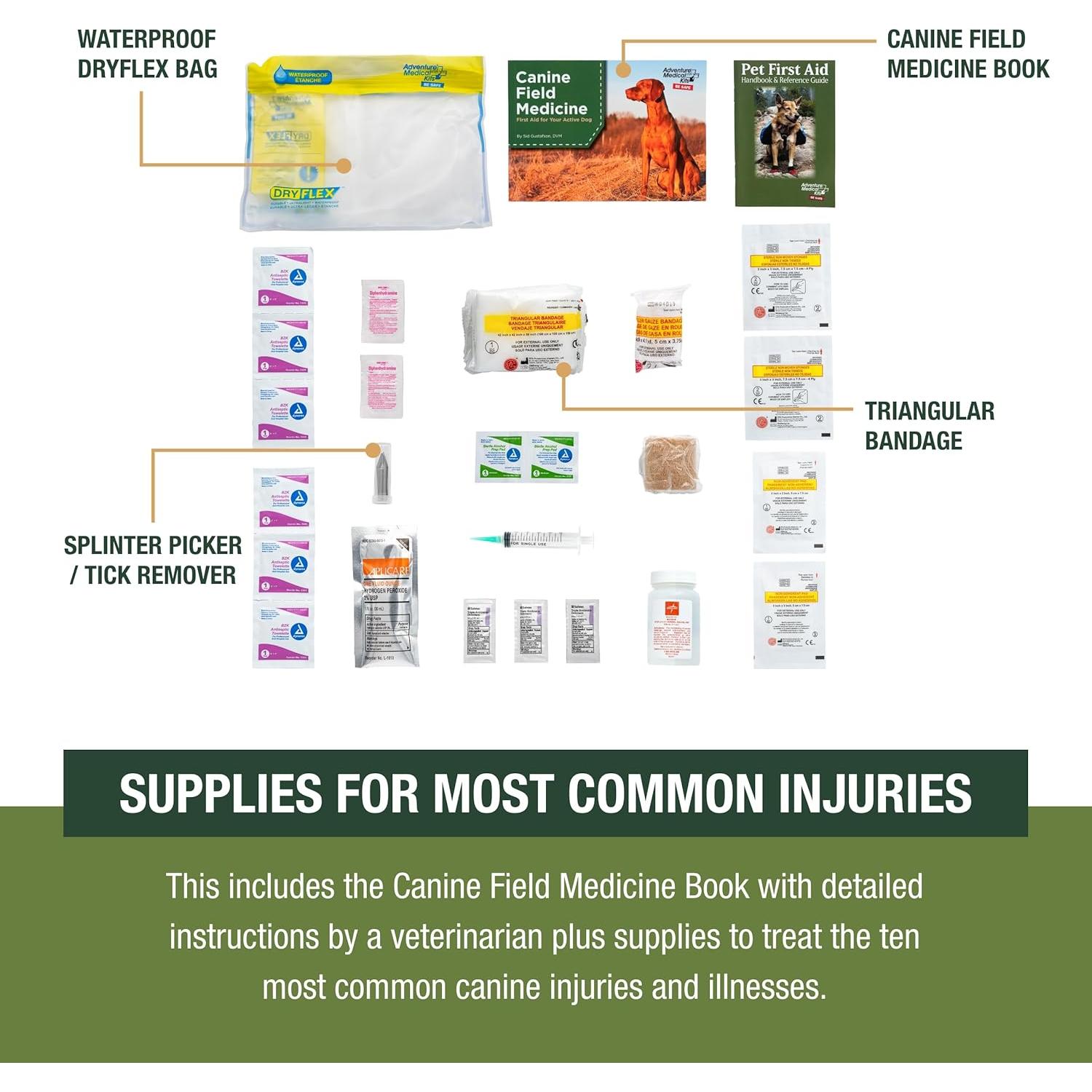 Kit Médico para Perros de Aventura Kits Médicos 25 Piezas