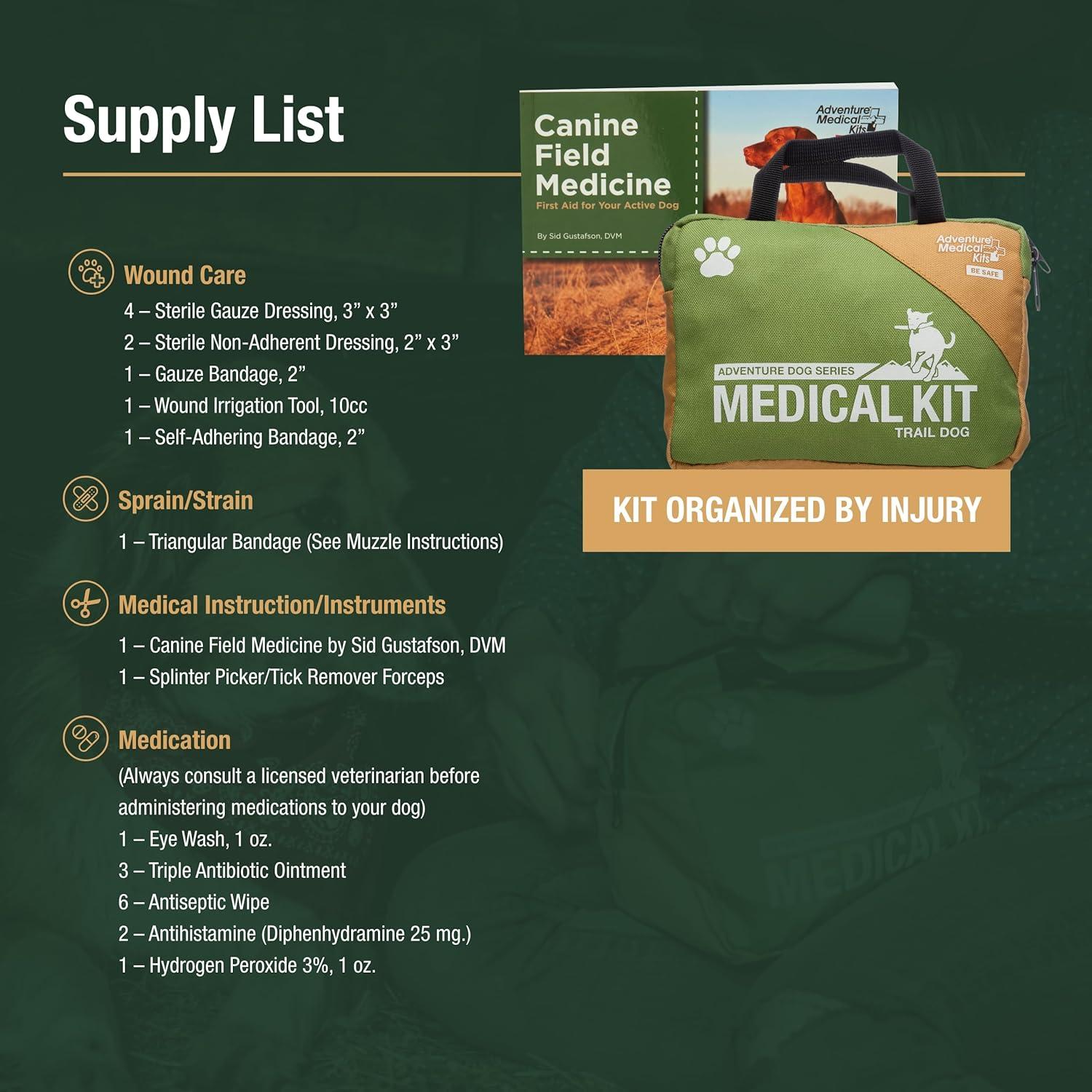 Kit Médico para Perros de Aventura Kits Médicos 25 Piezas