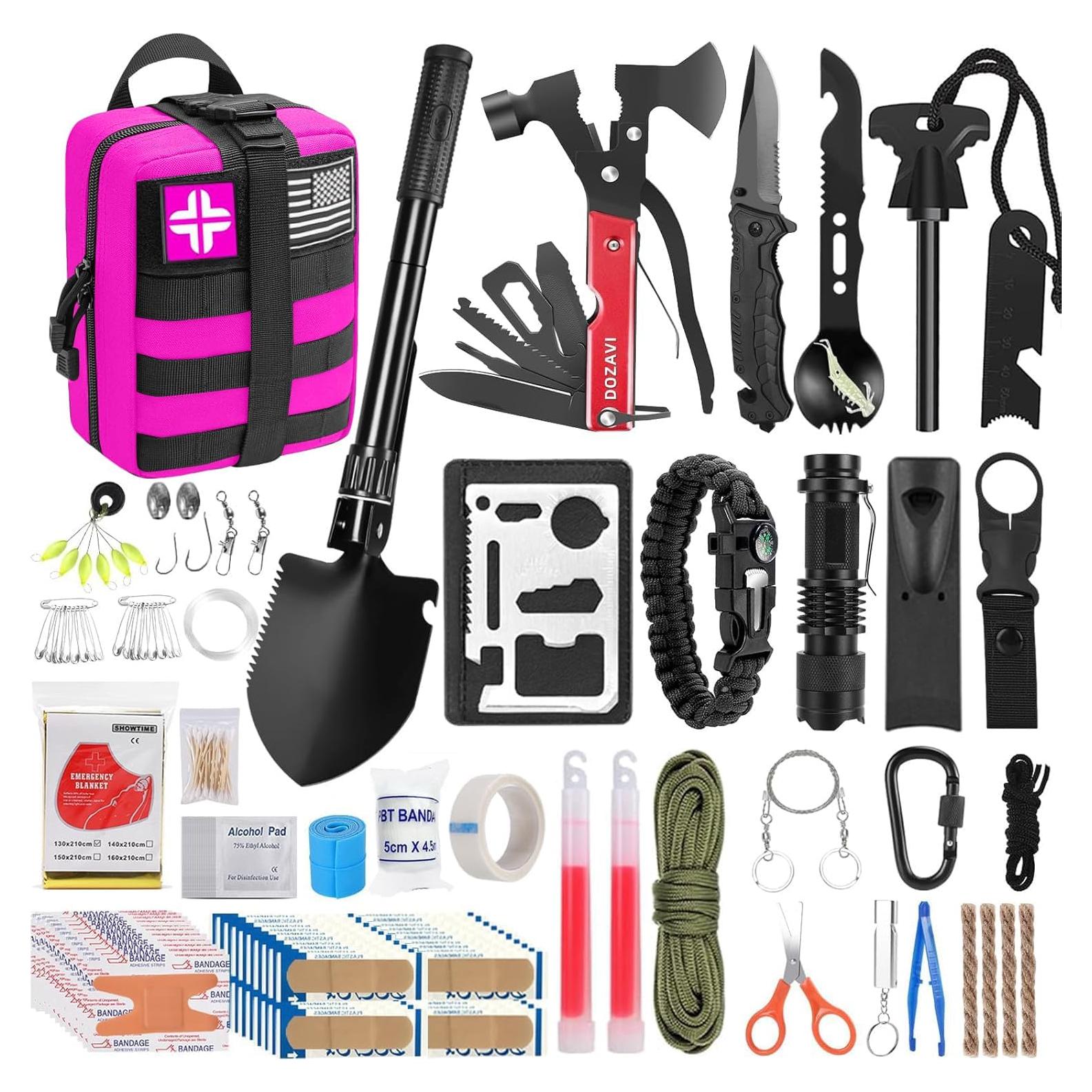 Kit de Supervivencia y Primeros Auxilios DOZAVI 142 Piezas