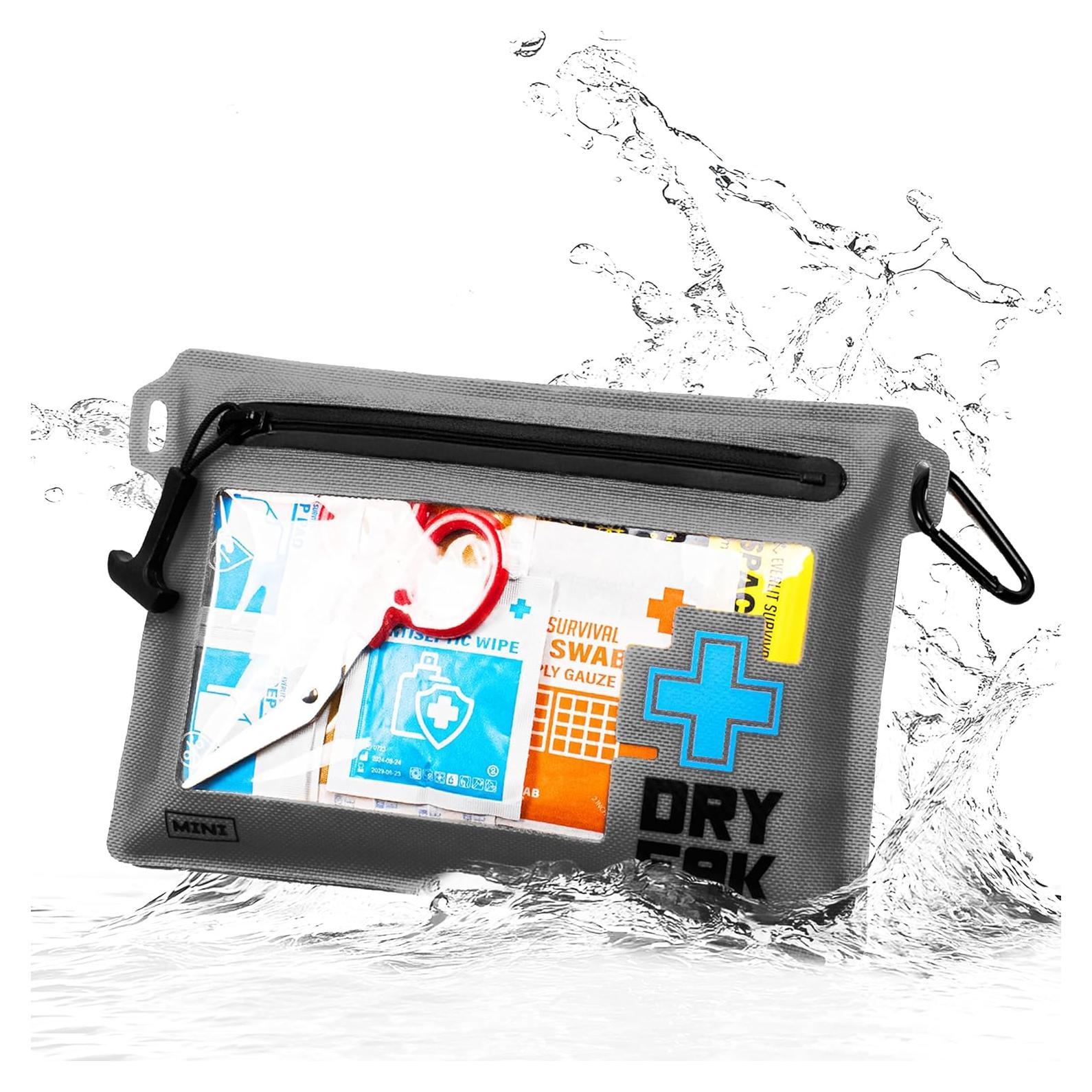 Kit de Primeros Auxilios Impermeable EVERLIT 55 Piezas Gris