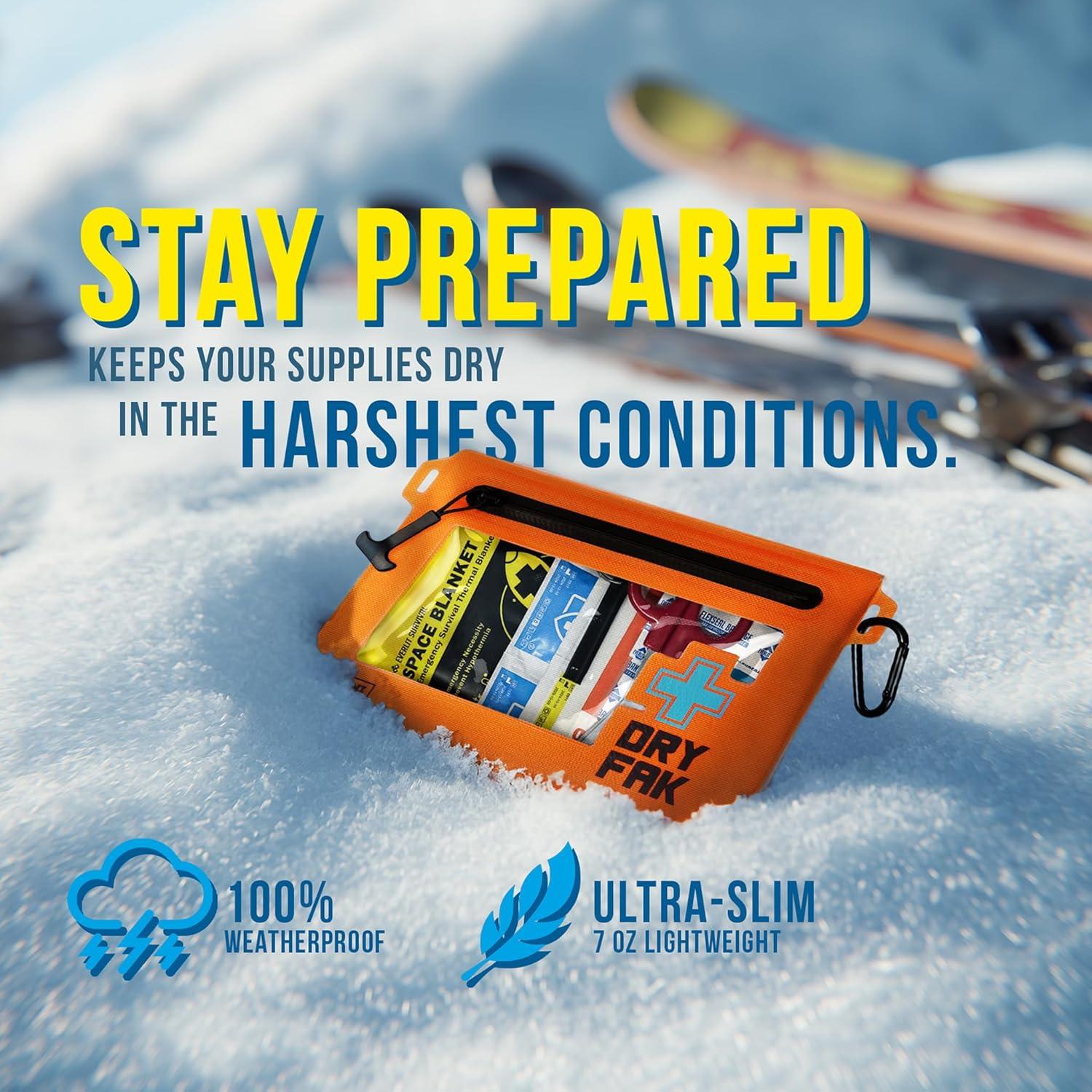 Kit de Primeros Auxilios Impermeable EVERLIT 55 Piezas Gris