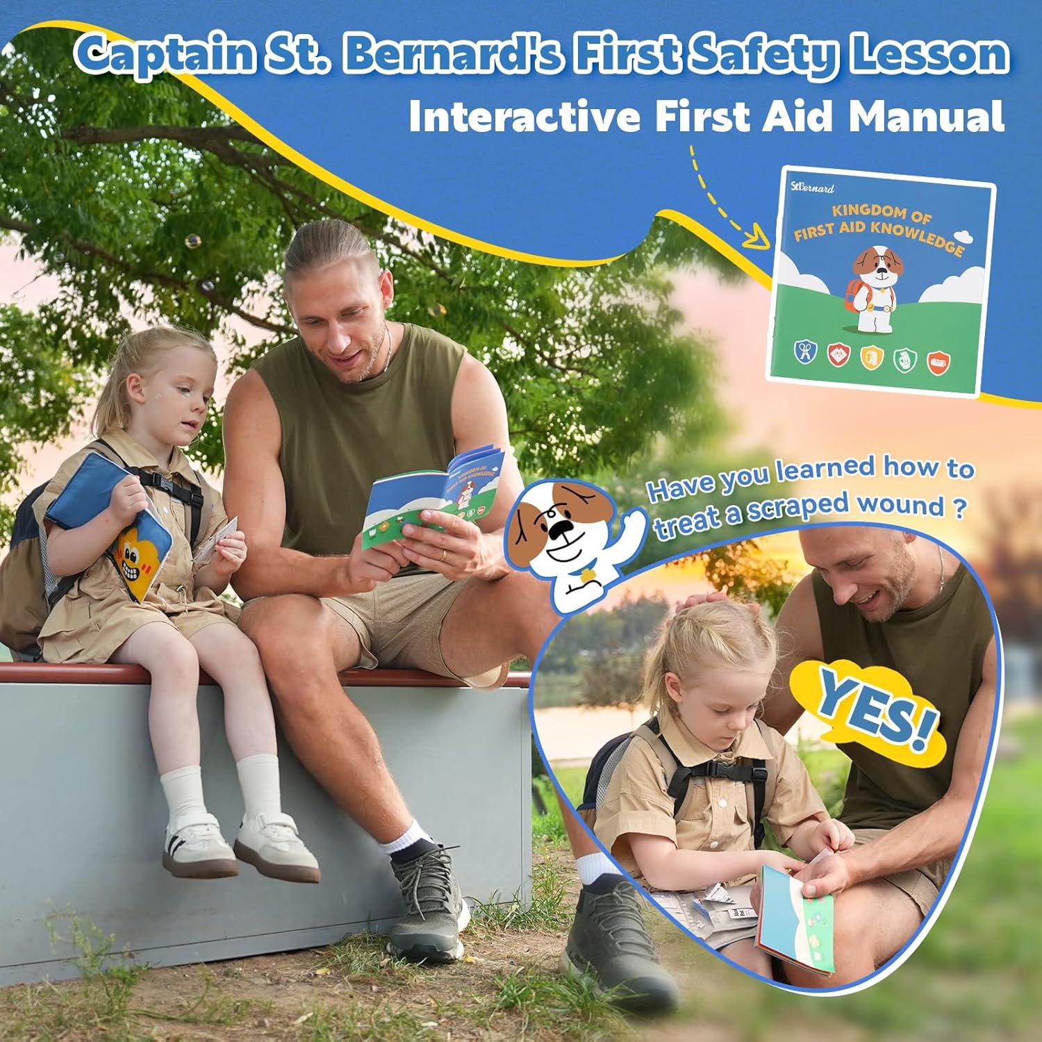 Kit de Primeros Auxilios Mini StBernard para Niños Amarillo