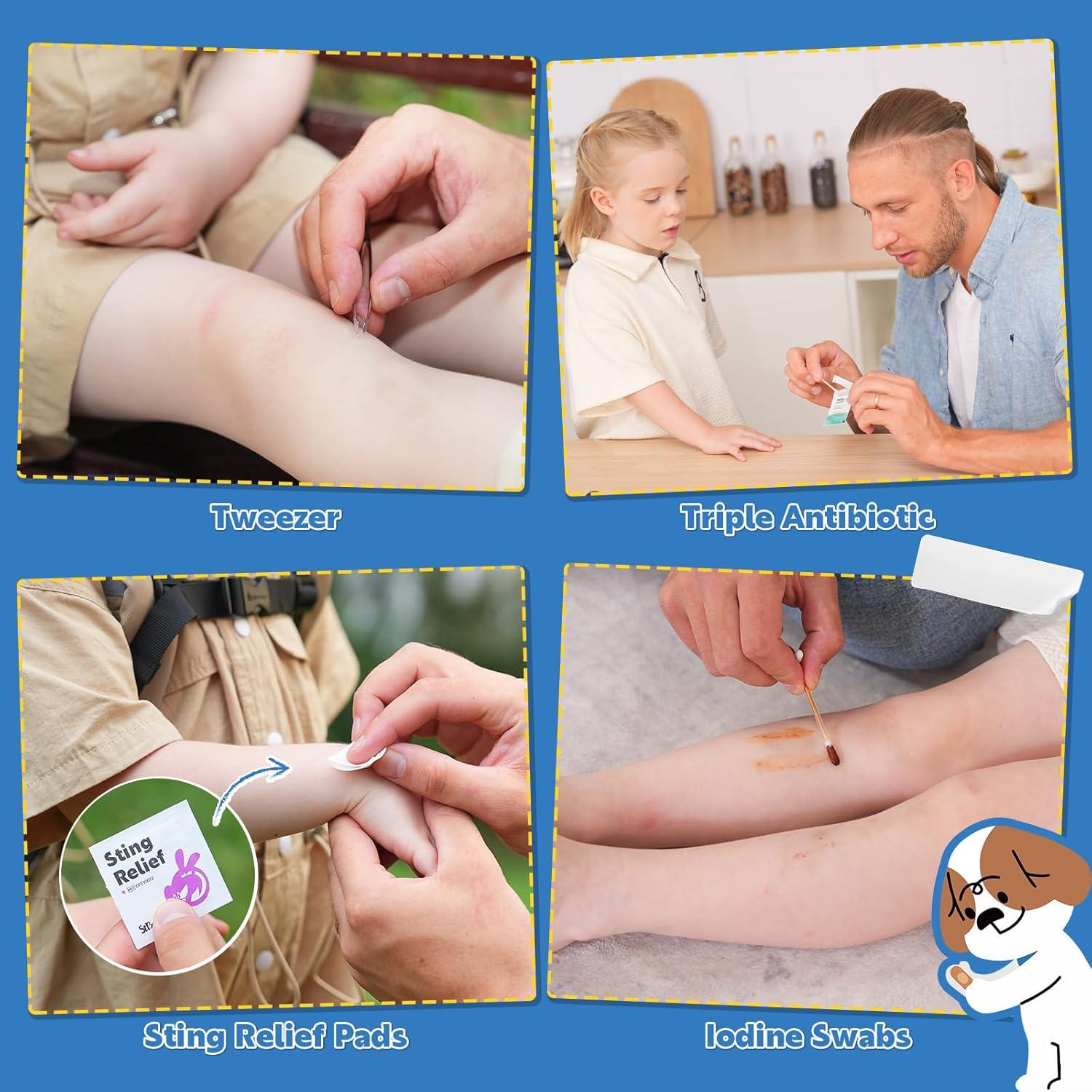 Kit de Primeros Auxilios Mini StBernard para Niños Amarillo