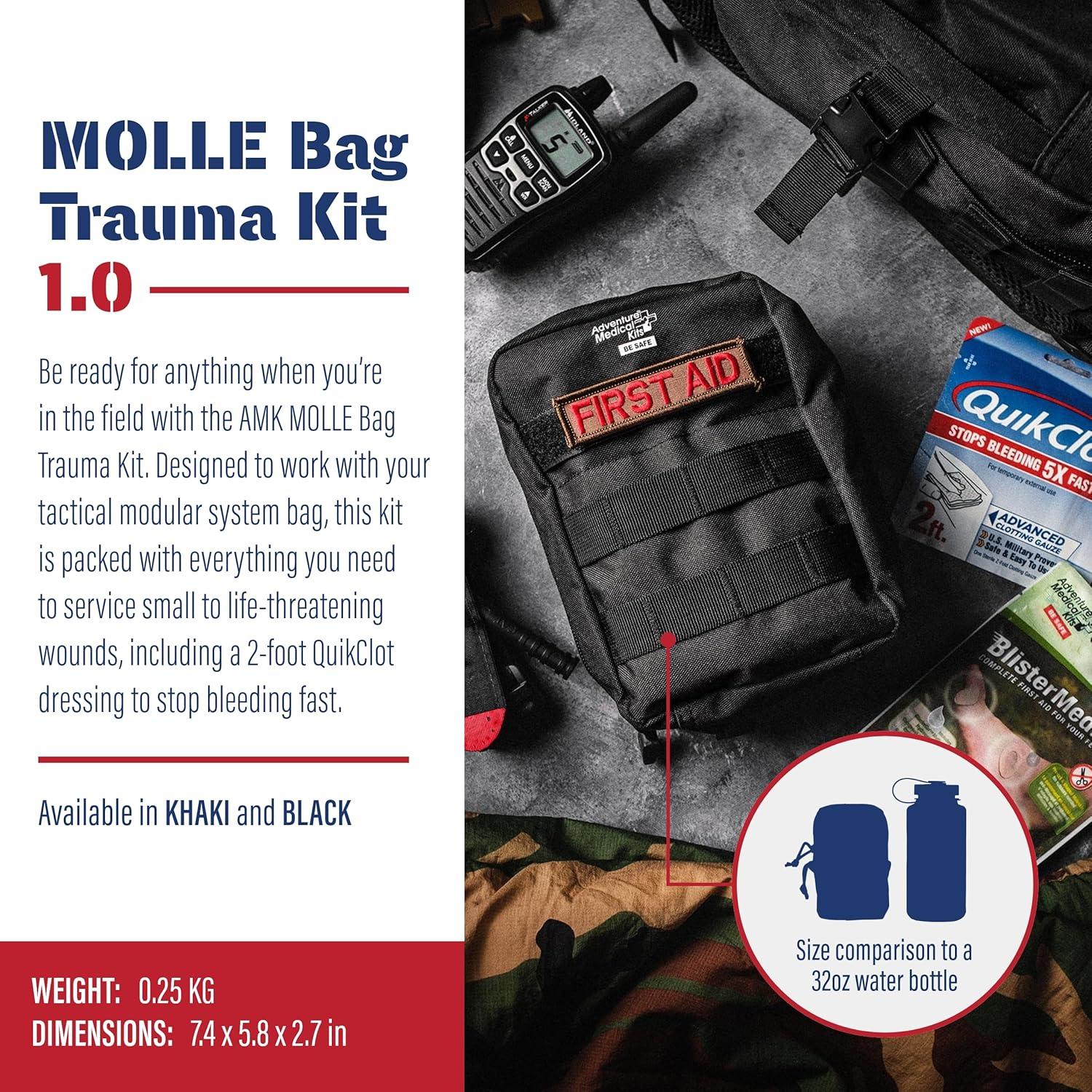 Kit de Trauma Molle Bag 1.0 Negro Adventure Medical Kits