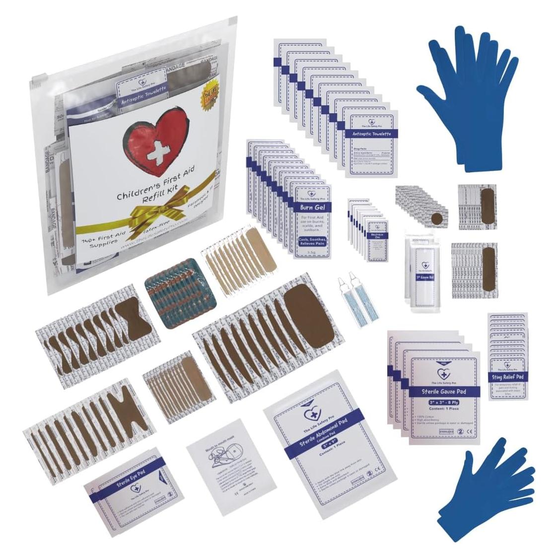 Recarga Kit Primeros Auxilios Niños The Life Safety Pro 145 Pzs