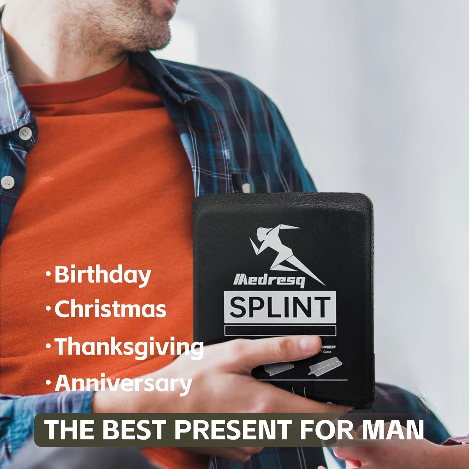 Kit de Férula Medresq para Fracturas - Soporte Reutilizable Negro