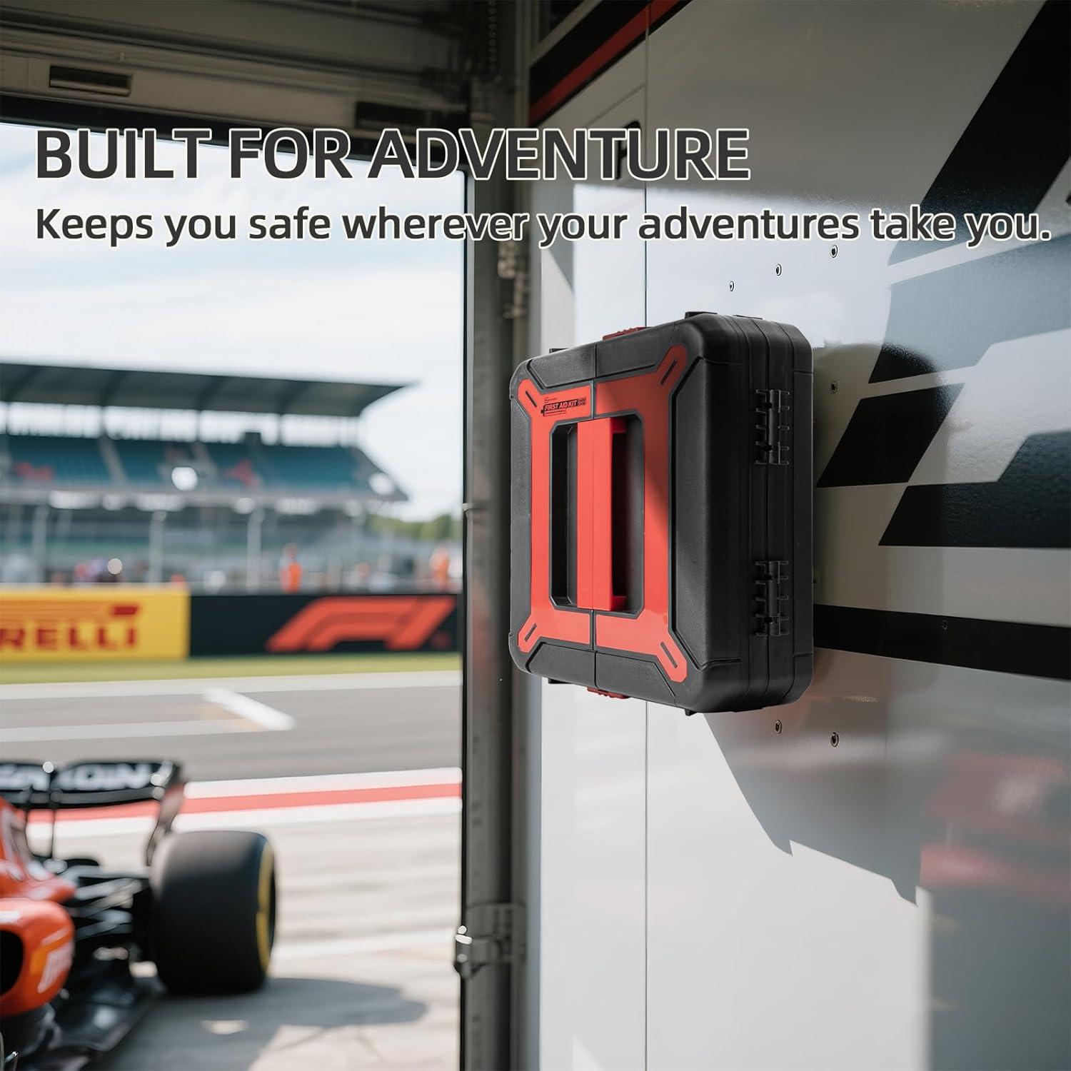 Kit de Primeros Auxilios Homestockplus 408 Pcs Estuche Duro