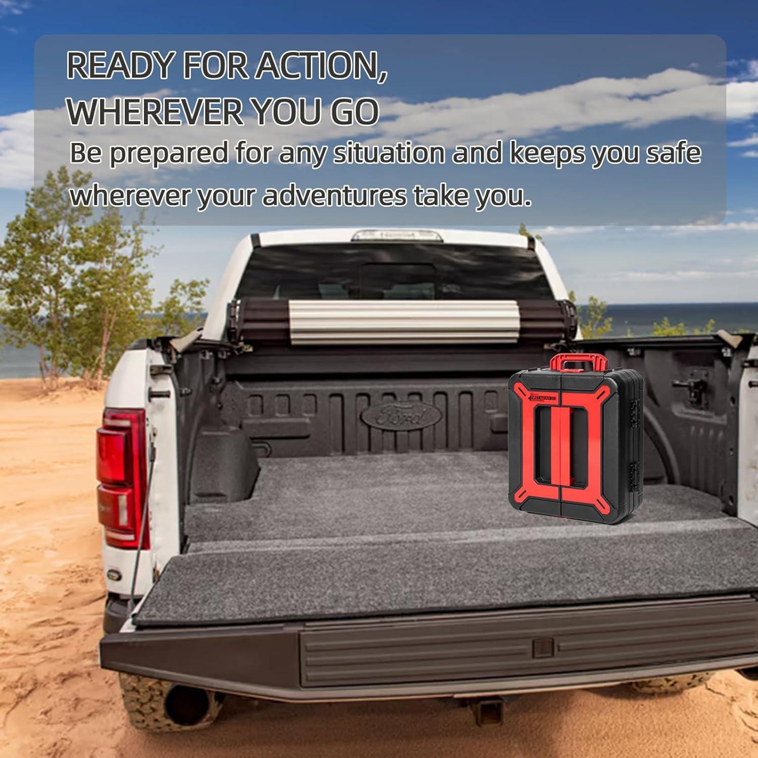 Kit de Primeros Auxilios Homestockplus 408 Pcs Estuche Duro