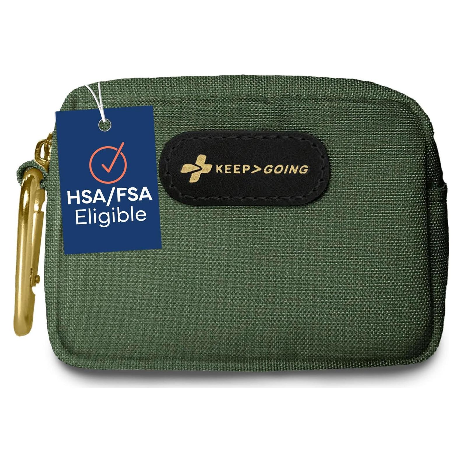 Kit de Primeros Auxilios KeepGoing Verde Cazador - 60 Piezas