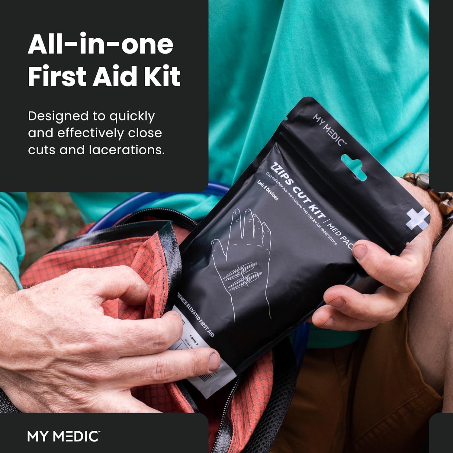 Kit de Primeros Auxilios My Medic ZZips MedPack para Cortes