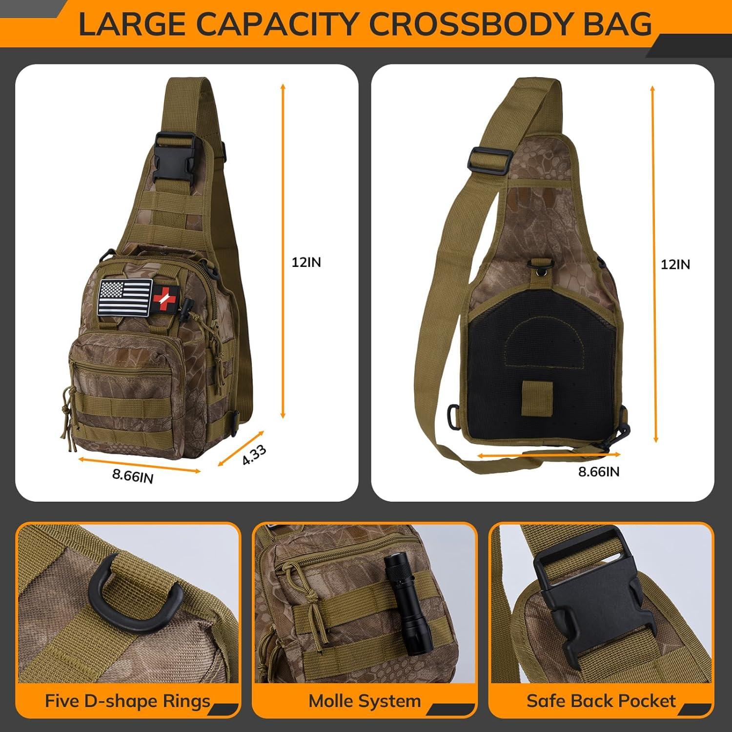 Kit de Primeros Auxilios de Supervivencia KNVBIN 250 Herramientas Camo