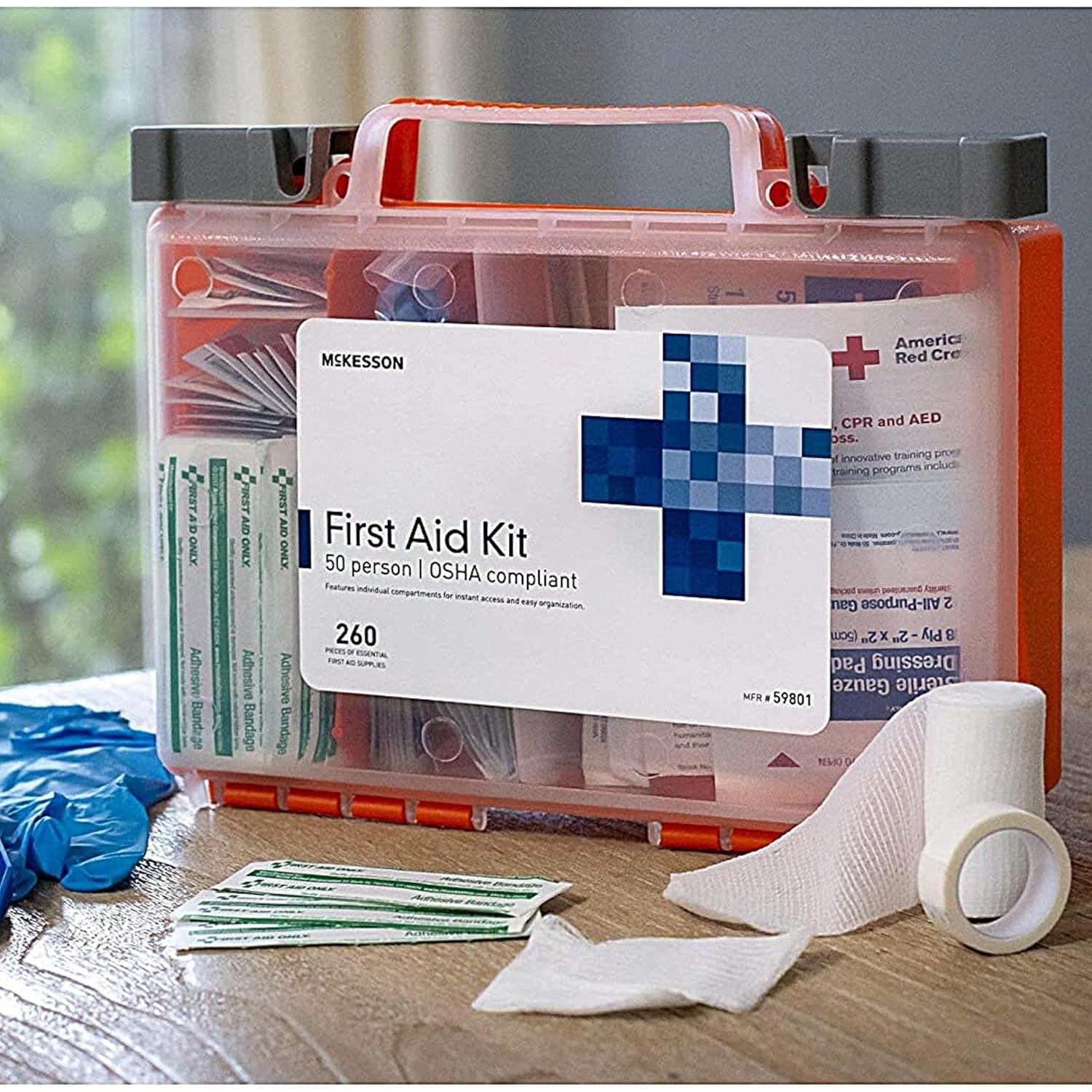 Kit de Primeros Auxilios McKesson 260 Piezas para 50 Personas