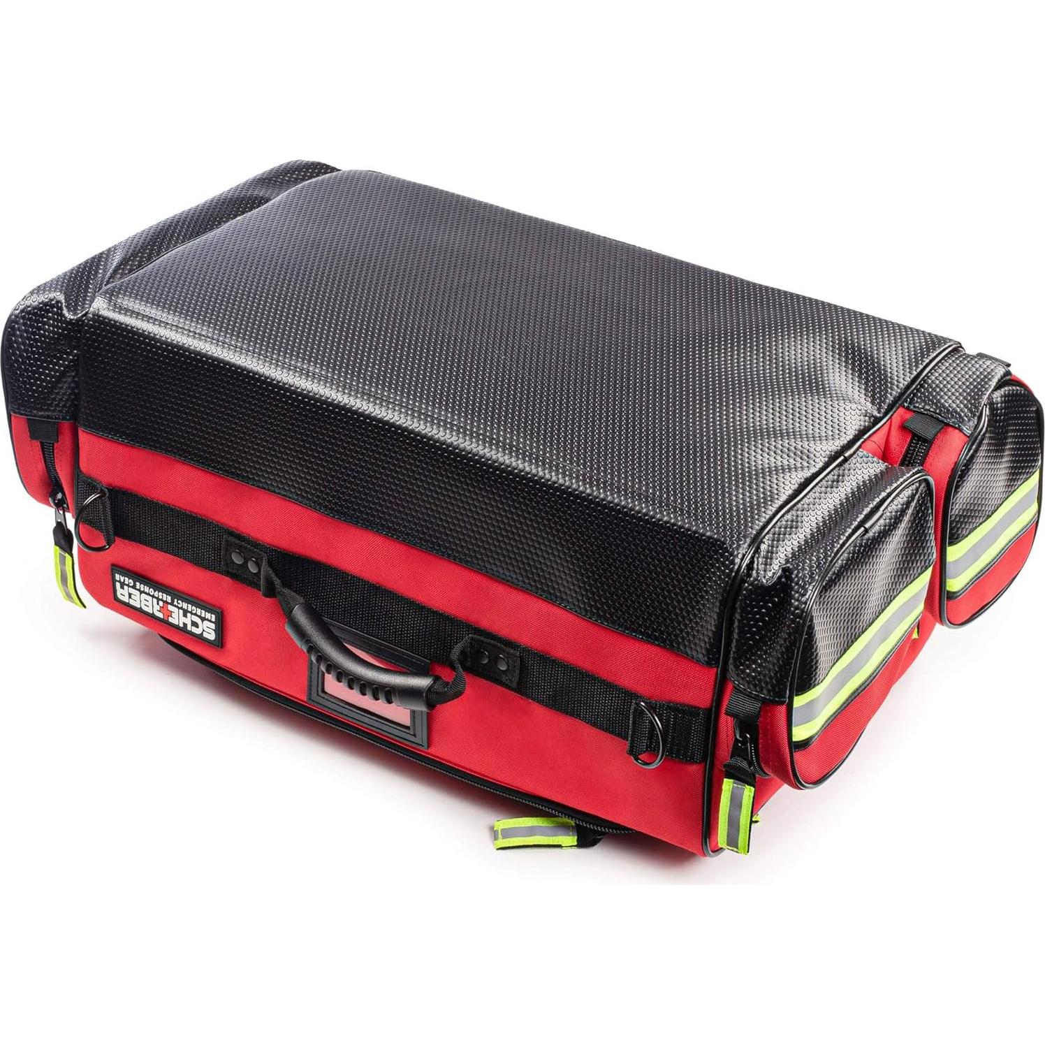 Kit de Trauma Profesional Scherber con 260 Suministros - Rojo