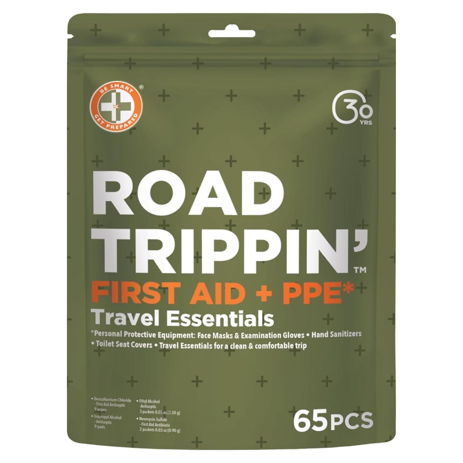 Kit de Esenciales de Viaje Be Smart Get Prepared - 65 Piezas