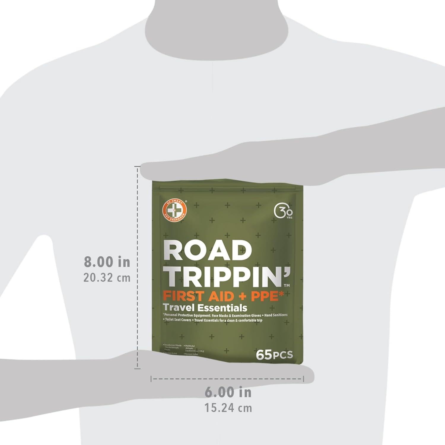 Kit de Esenciales de Viaje Be Smart Get Prepared - 65 Piezas