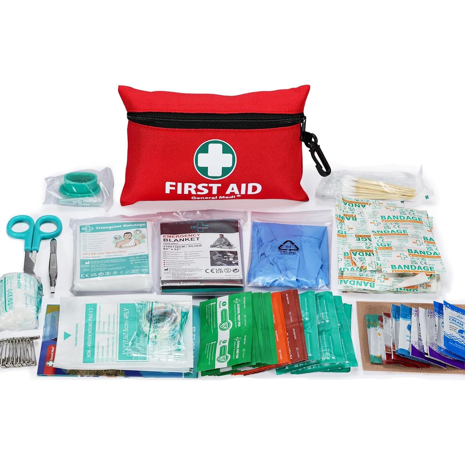 Kit de Primeros Auxilios Mini General Medi 150 Piezas