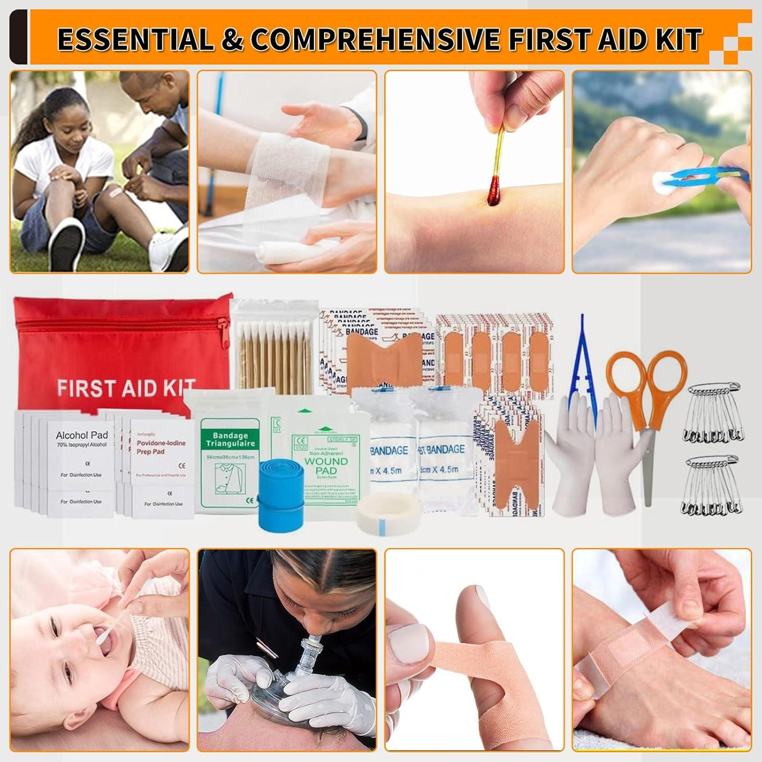 Kit de Supervivencia Uhoolly 252 Piezas con Primeros Auxilios