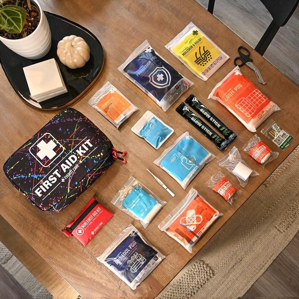 Kit de Primeros Auxilios 380 Piezas EVERLIT CARE - Negro