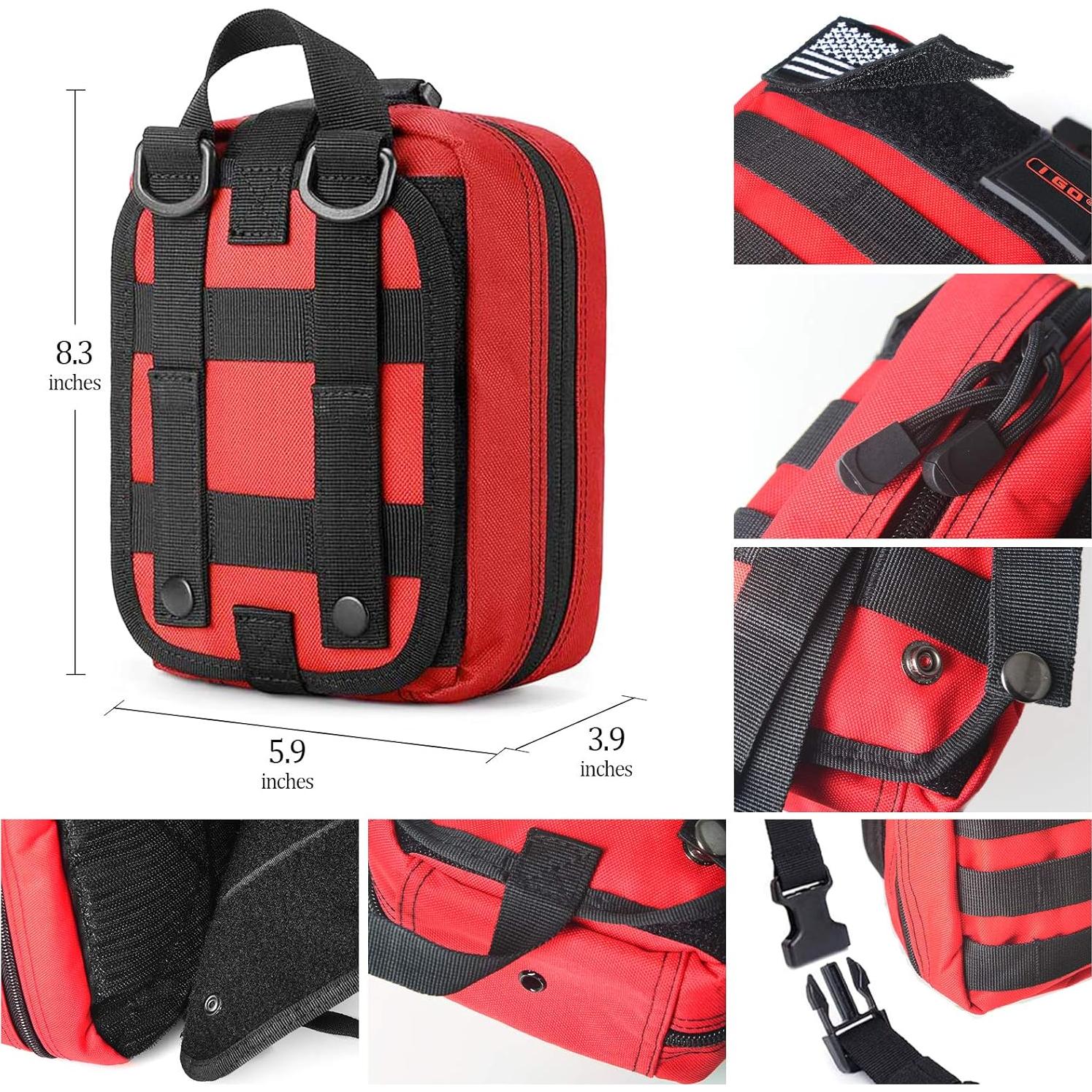 Kit de Primeros Auxilios I GO 336 Piezas para Hogar y Aire Libre