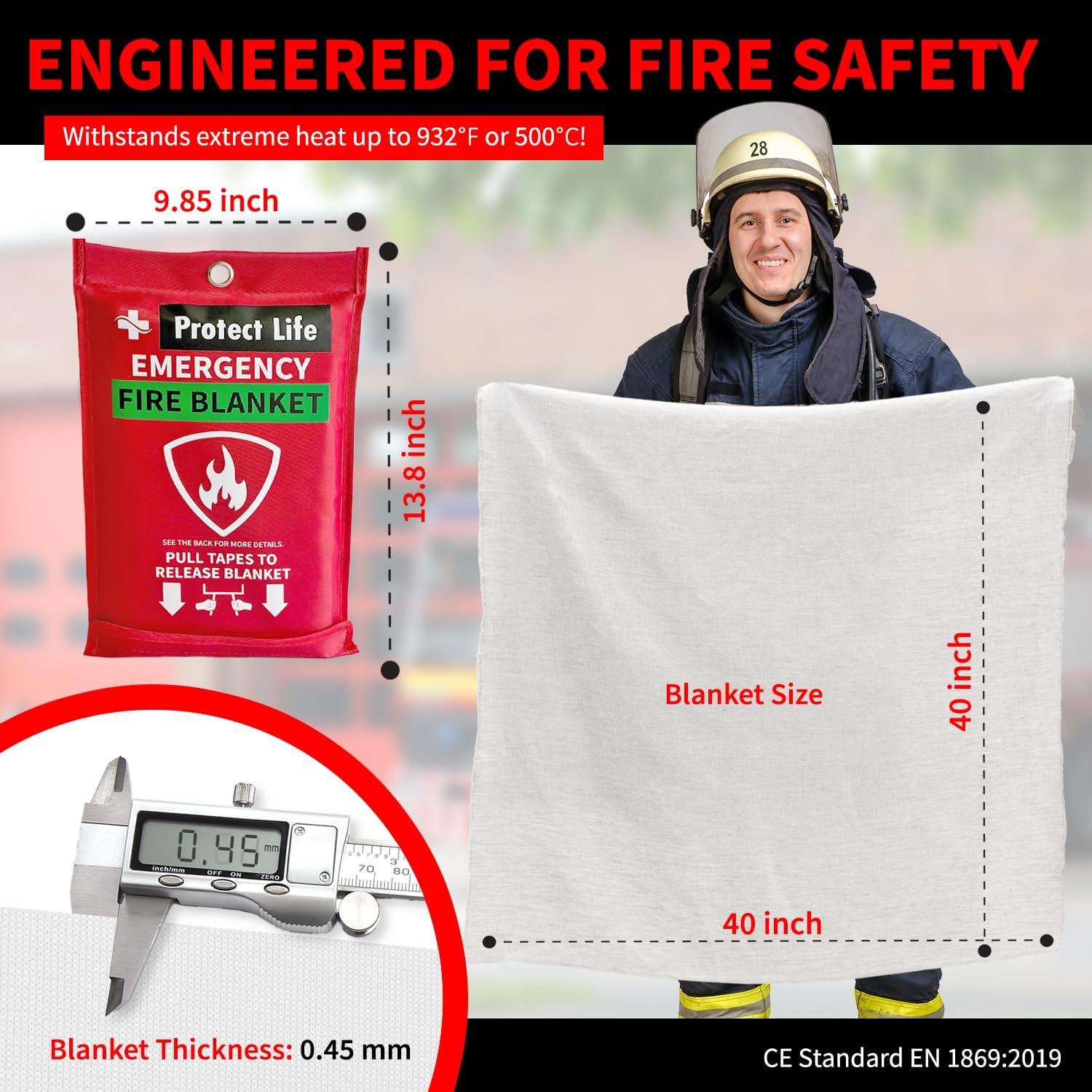 Manta de Emergencia para Incendios Protect Life 101.6x101.6cm