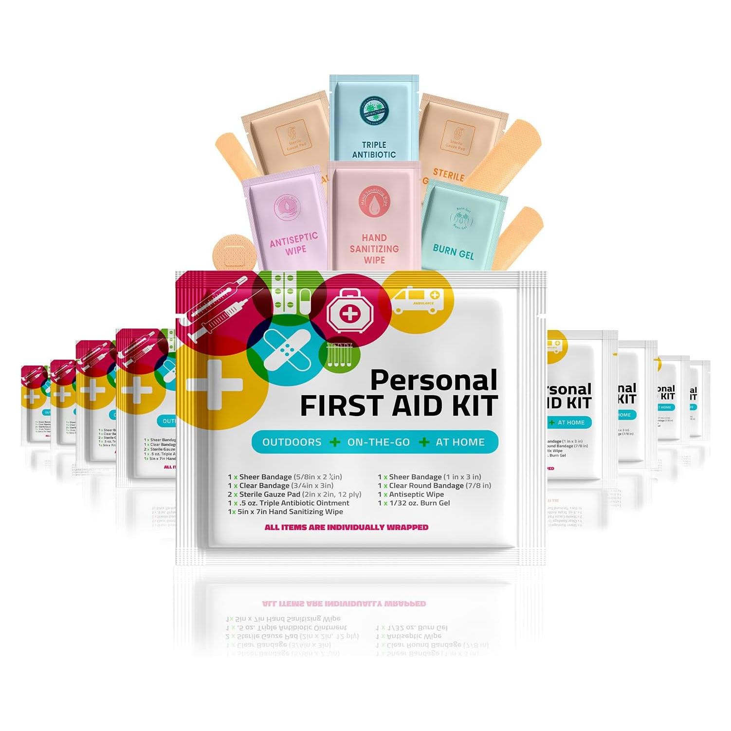 Kit de Primeros Auxilios Personal pH Advantage - 10 Paquetes