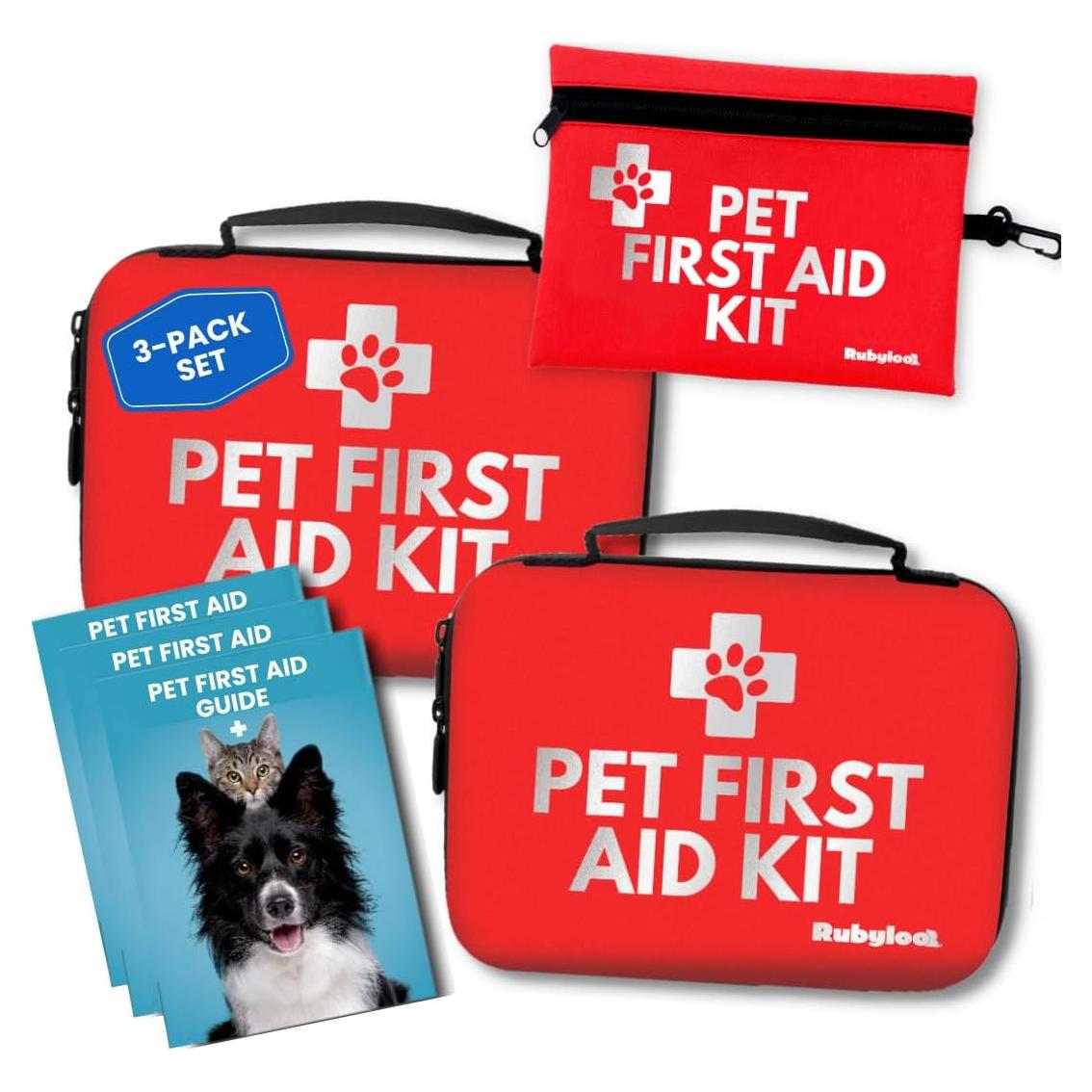 Kit de Primeros Auxilios para Perros Rubyloo - 3 Piezas