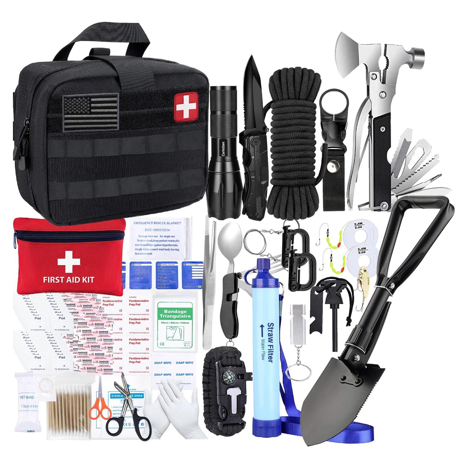 Kit de Supervivencia Carlebben Primeros Auxilios Nylon 2.49kg