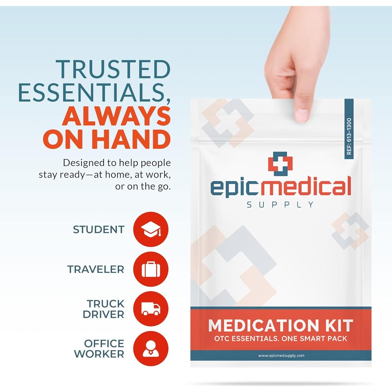 Kit de Reposición de Medicamentos Epic Medical 28 Piezas