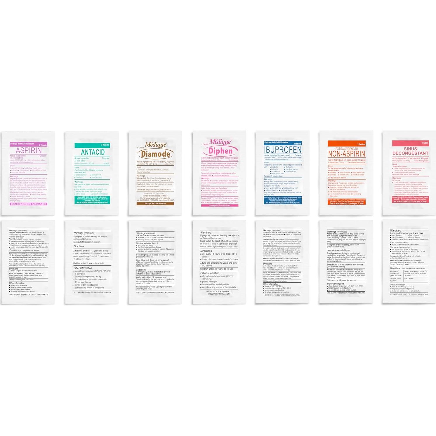 Kit de Reposición de Medicamentos Epic Medical 28 Piezas