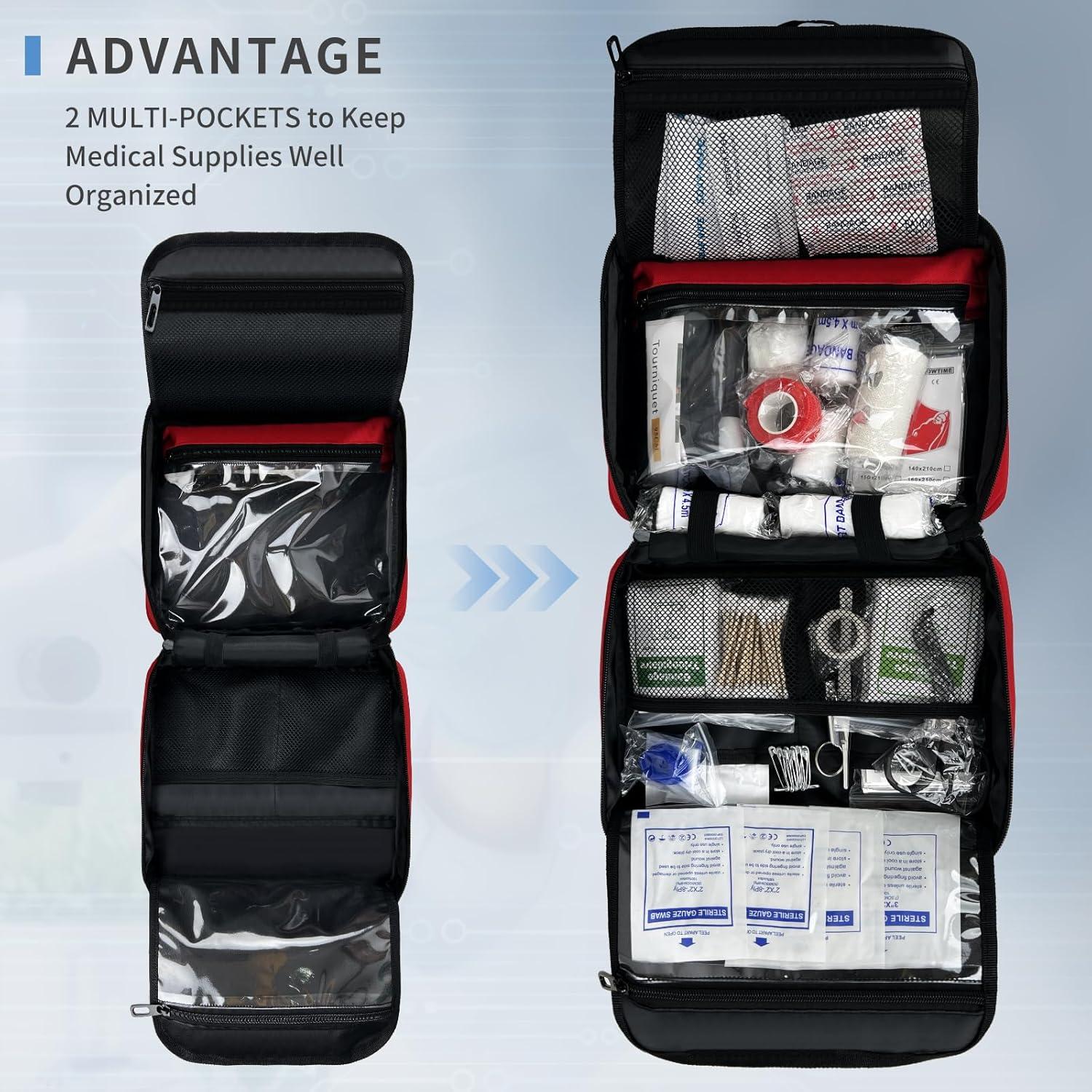 Bolsa de Primeros Auxilios Vacía NYX 29x10x20 cm Roja