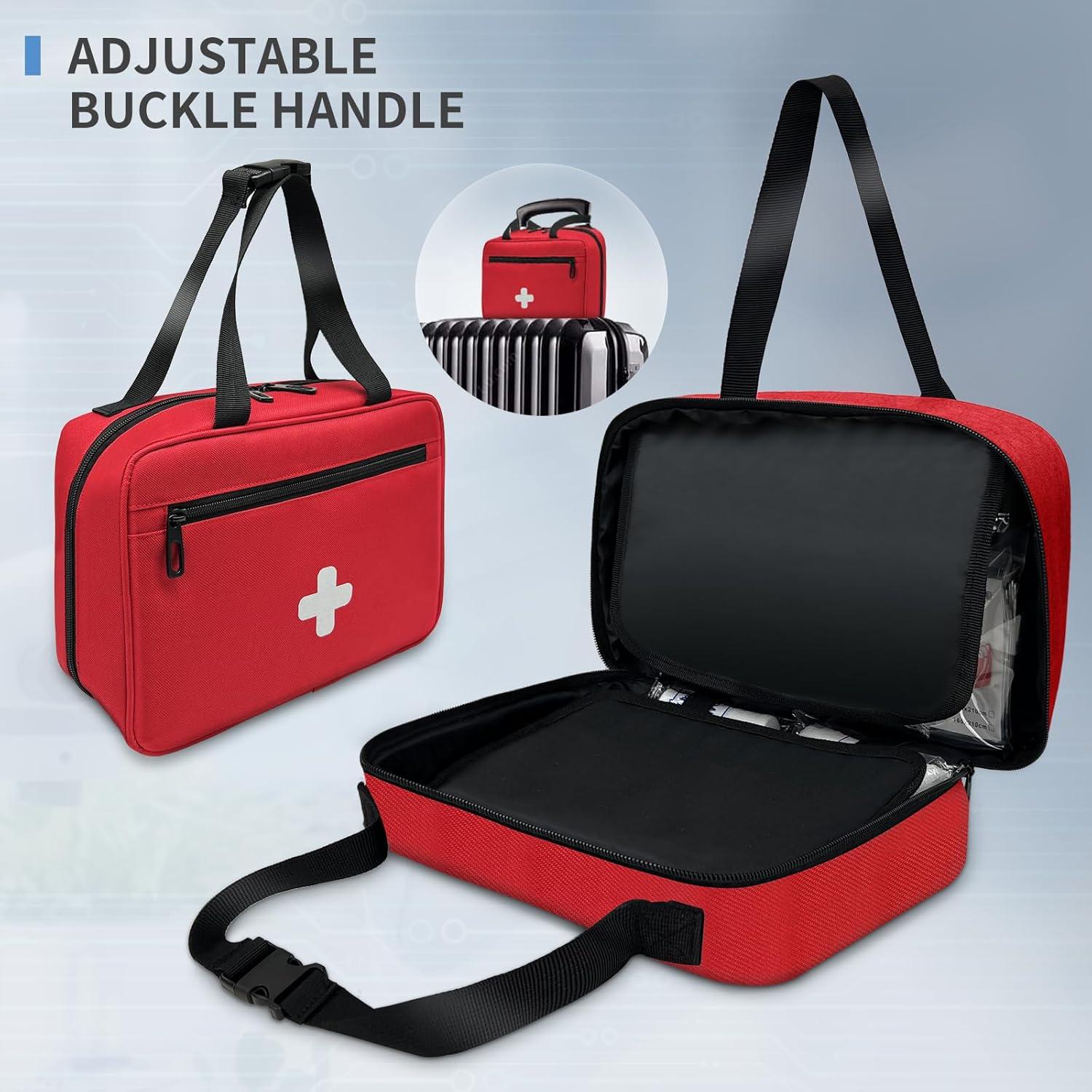 Bolsa de Primeros Auxilios Vacía NYX 29x10x20 cm Roja