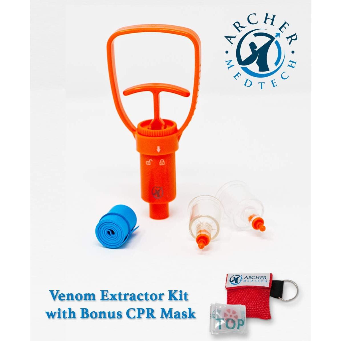 Kit de Primeros Auxilios Ven-Ex Archer MedTech - Extractor de Veneno y RCP