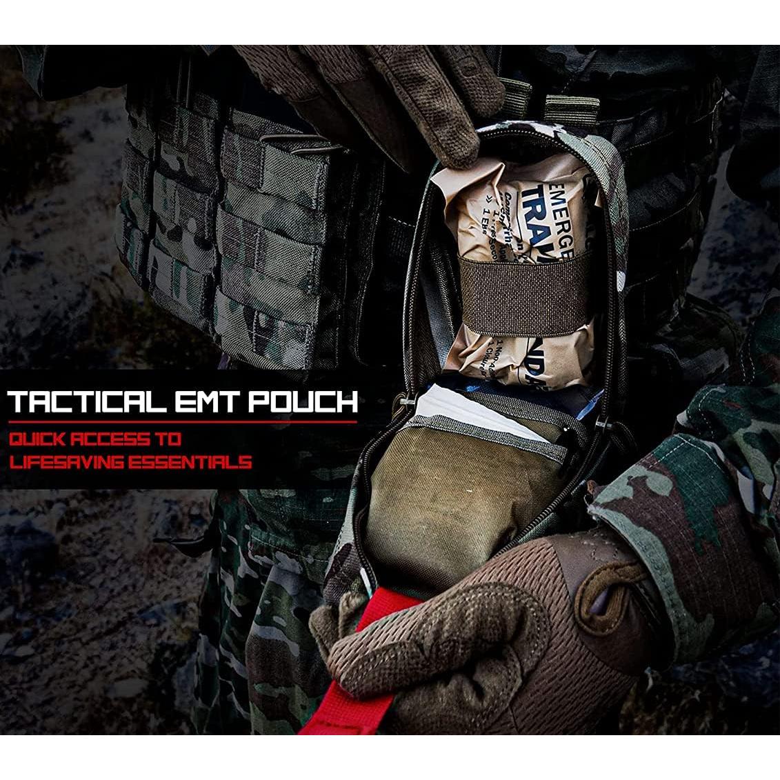 Kit de Trauma IFAK Vviitop para Control de Sangrado 20.3x8.9cm