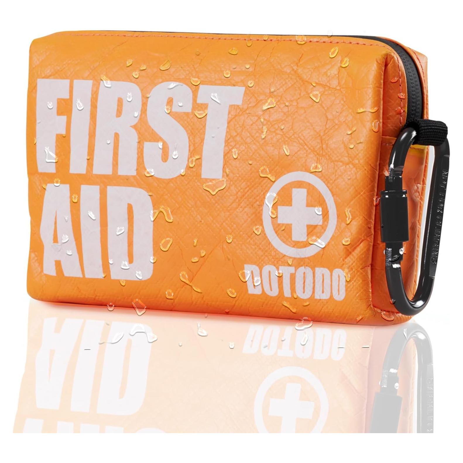 Kit de Primeros Auxilios Dotodo 125 PCS Naranja para Emergencias