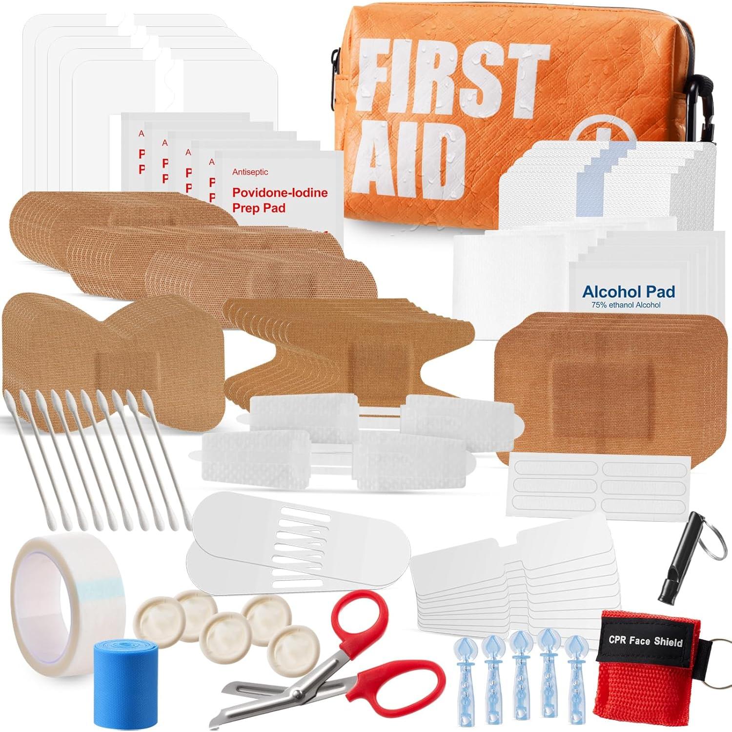 Kit de Primeros Auxilios Dotodo 125 PCS Naranja para Emergencias