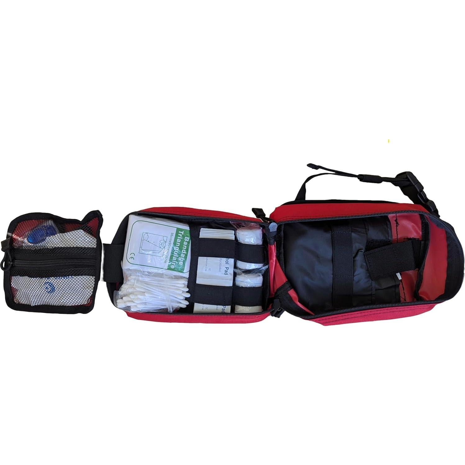 Kit de Primeros Auxilios WT Outdoors - Bolsa Táctica Compacta 20x17cm