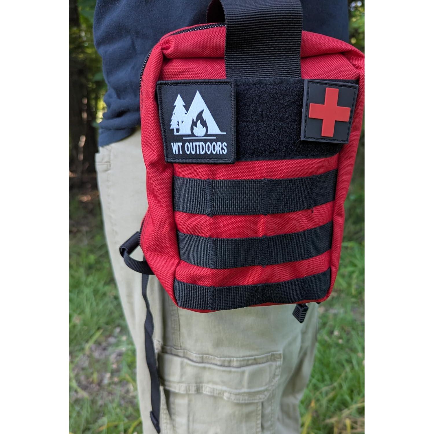 Kit de Primeros Auxilios WT Outdoors - Bolsa Táctica Compacta 20x17cm