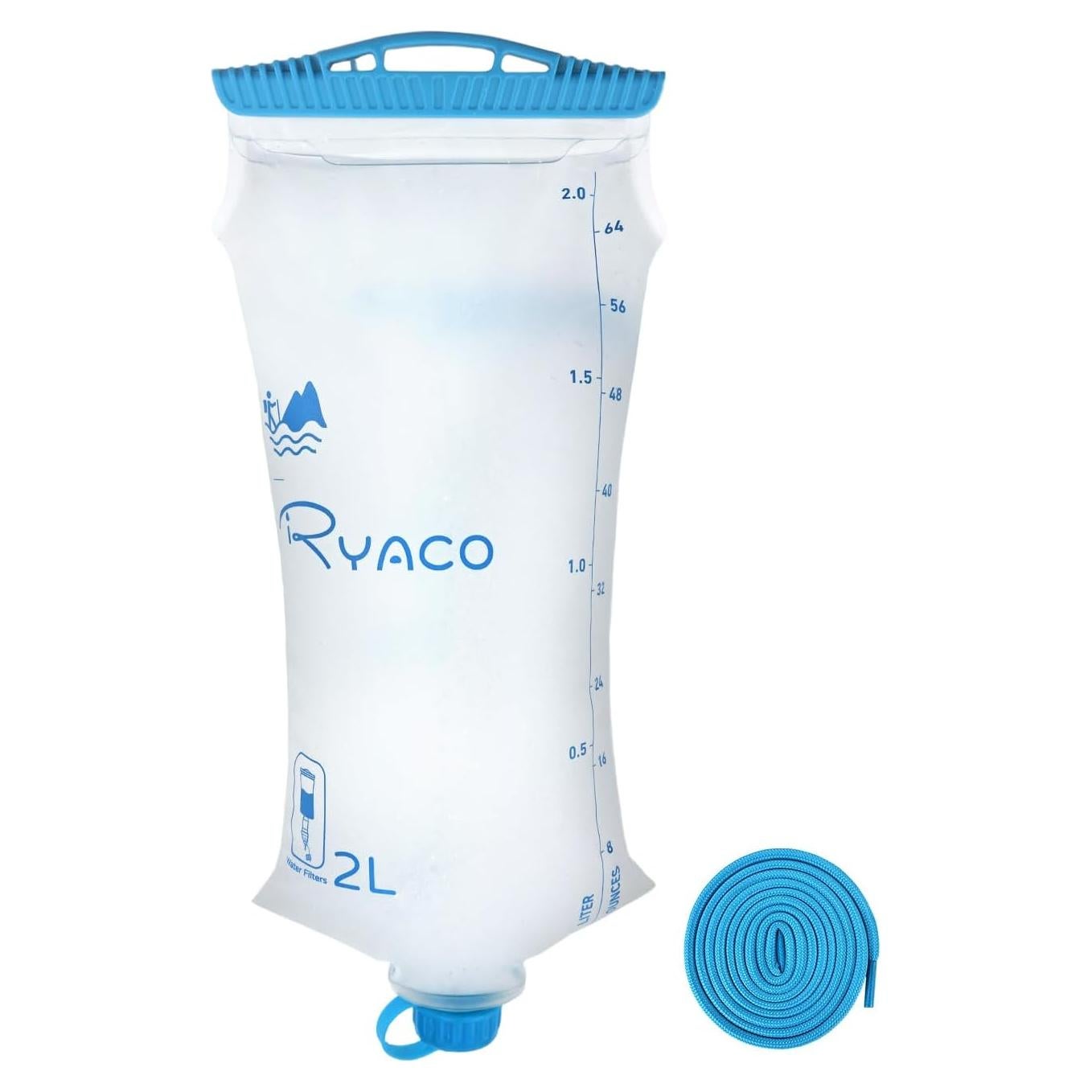 Bolsa de Agua 2L RYACO TPU Colapsable para Camping