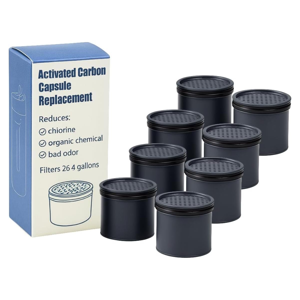 Filtro de Agua de Carbono Nispira para Botellas Lifestraw - 8 Unidades