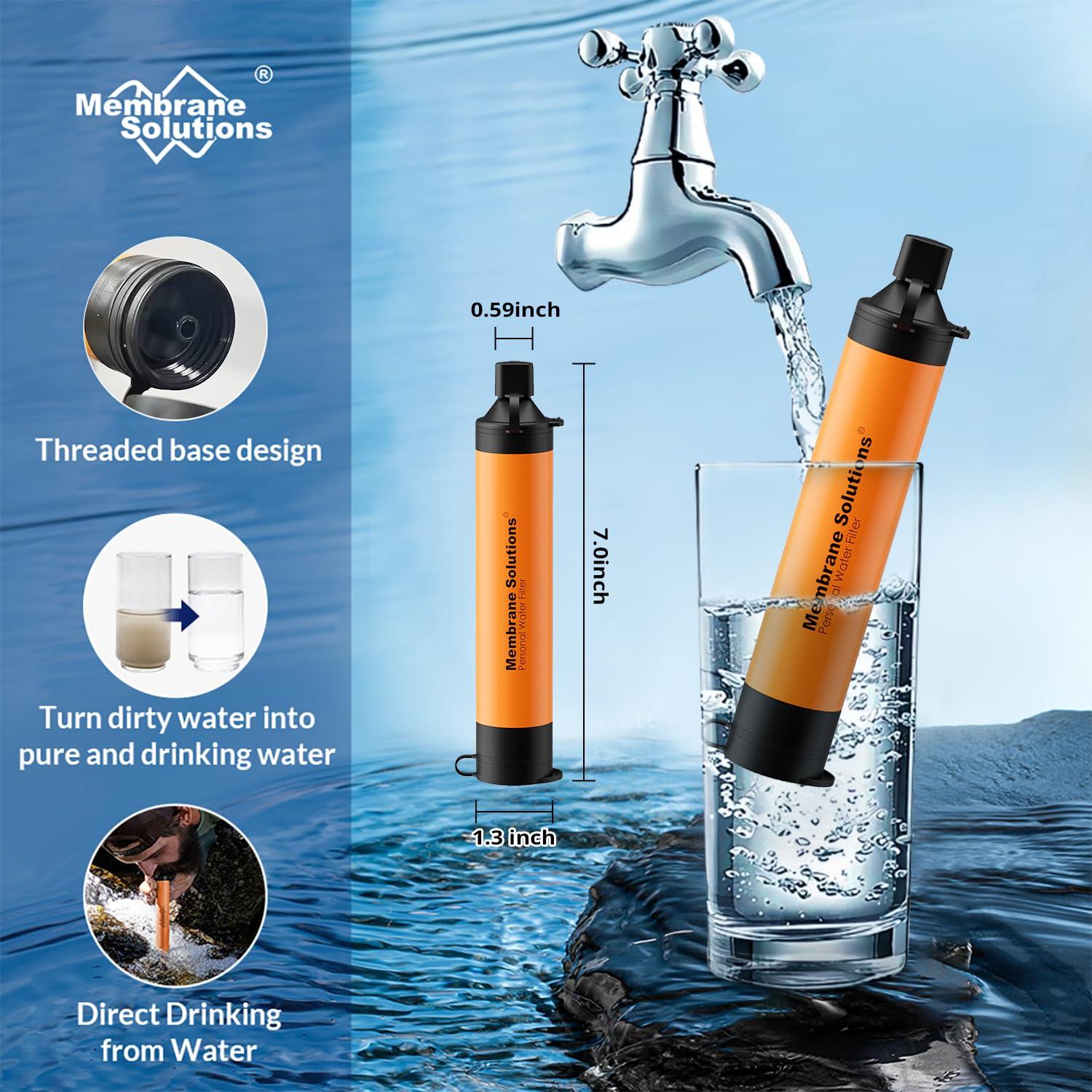 Filtro de Agua Personal Membrane Solutions Naranja 5000L