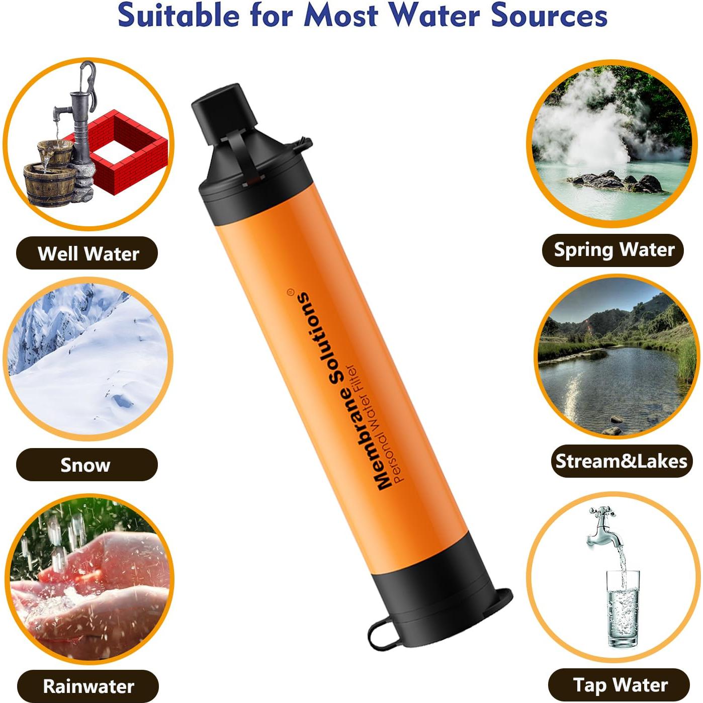 Filtro de Agua Personal Membrane Solutions Naranja 5000L