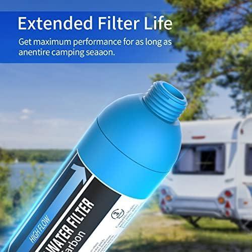 Filtro de Agua Inline Lifefilter RV 4 Unidades, Certificado NSF