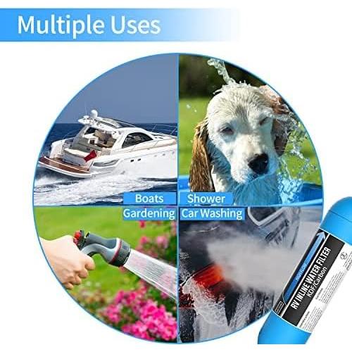 Filtro de Agua Inline Lifefilter RV 4 Unidades, Certificado NSF