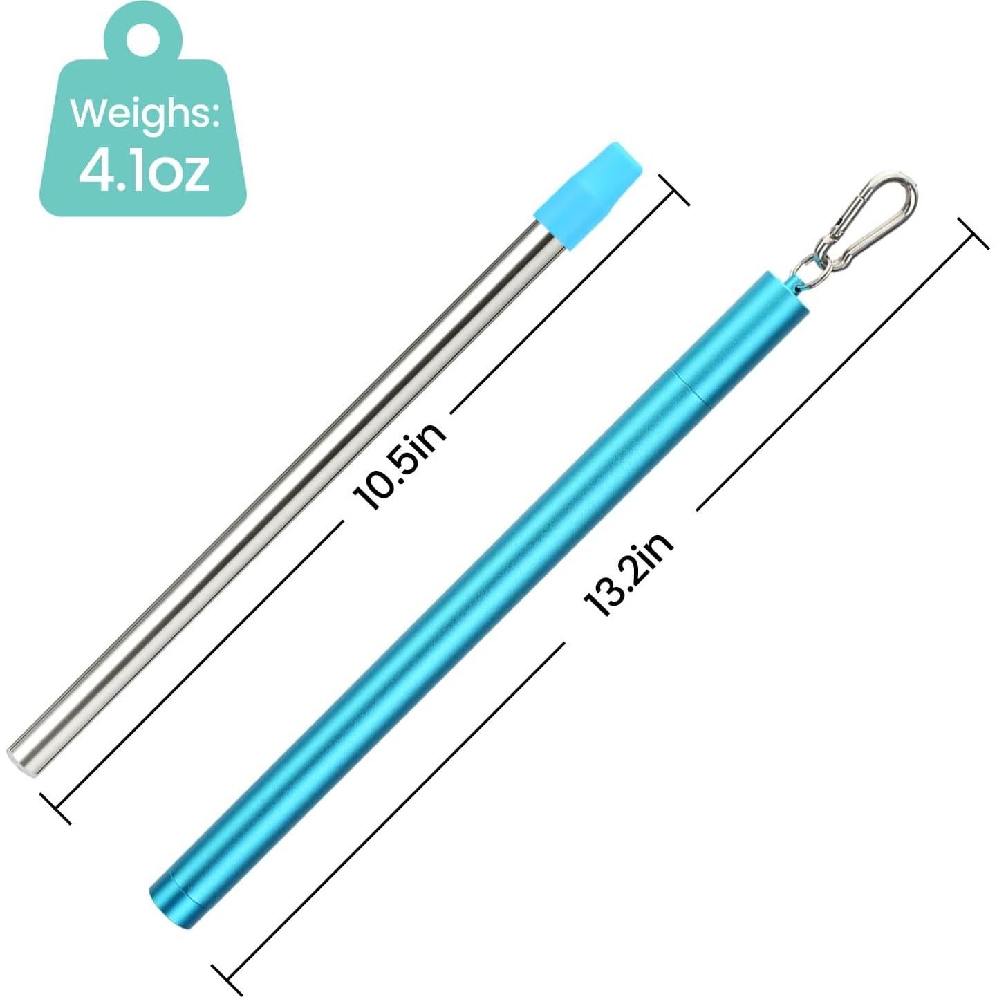 Filtro de Agua Paja Sursip Acero Inoxidable 1 Paquete Portátil