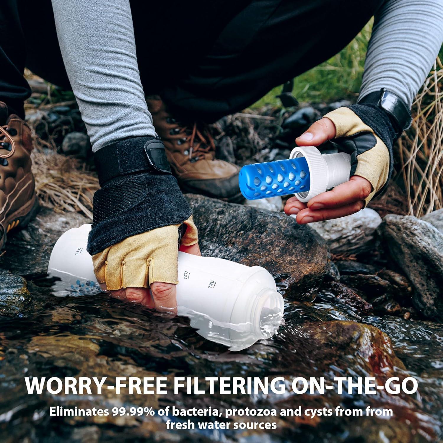 Cartucho de Filtro de Agua Enhon Compatible Katadyn BeFree 1 Pack