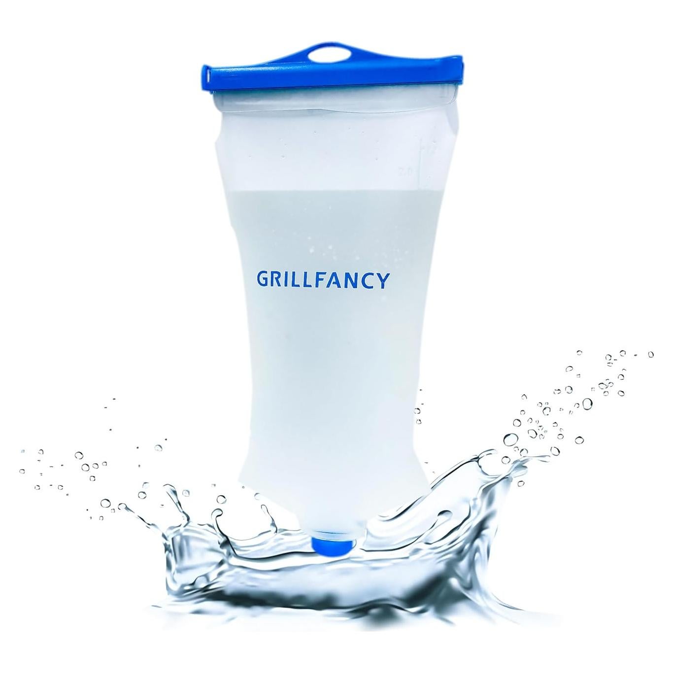 Bolsa de Agua 2L GRILLFANCY TPU Ecológica para Camping y Senderismo