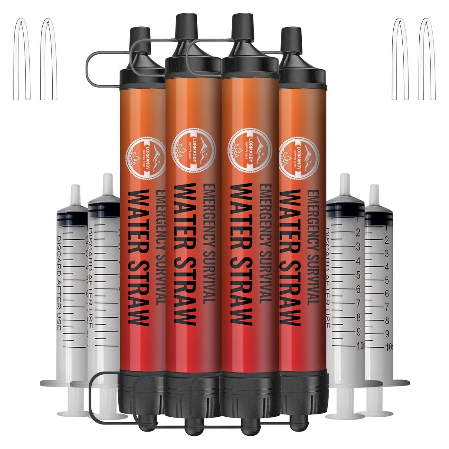 Filtro de Agua Personal Lormandy S2 - 4 PCS, 0.1 Micrones