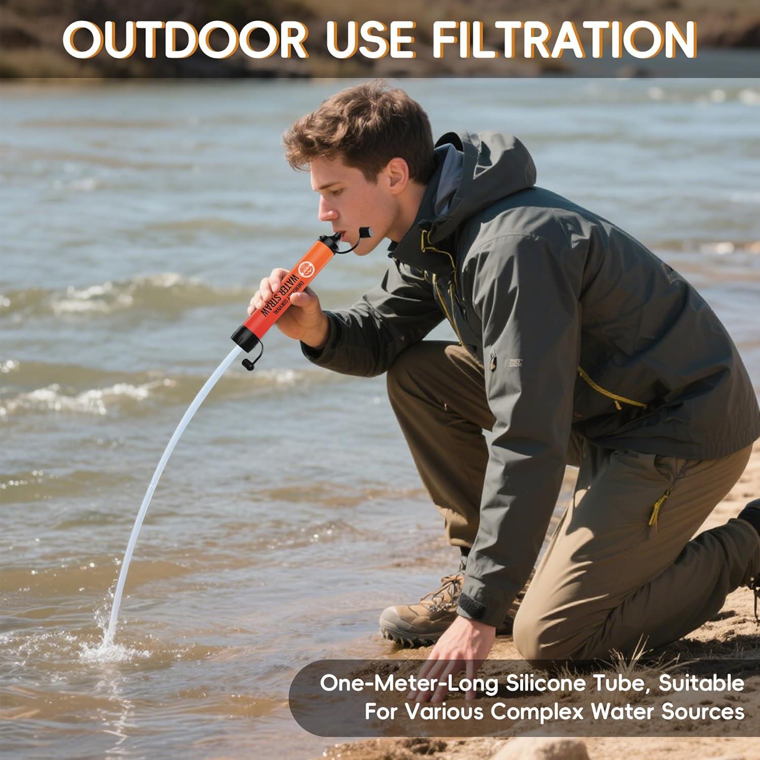 Filtro de Agua Personal Lormandy S2 - 4 PCS, 0.1 Micrones