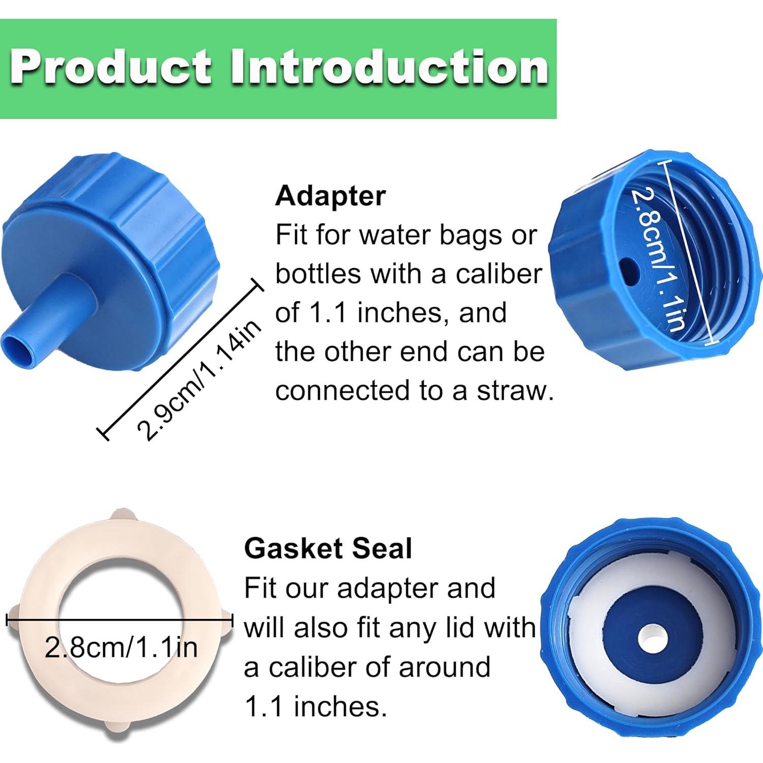 Paquete de 6 Juntas y 2 Adaptadores LeoTube para Filtro Sawyer