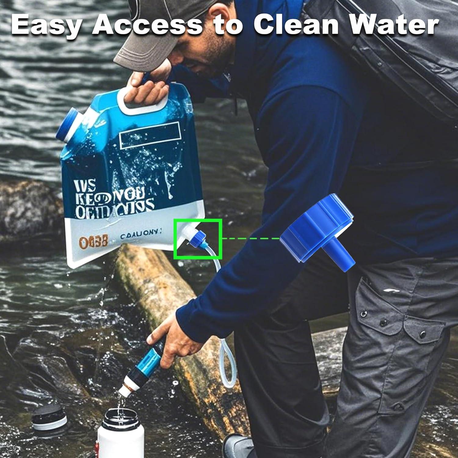 Paquete de 6 Juntas y 2 Adaptadores LeoTube para Filtro Sawyer